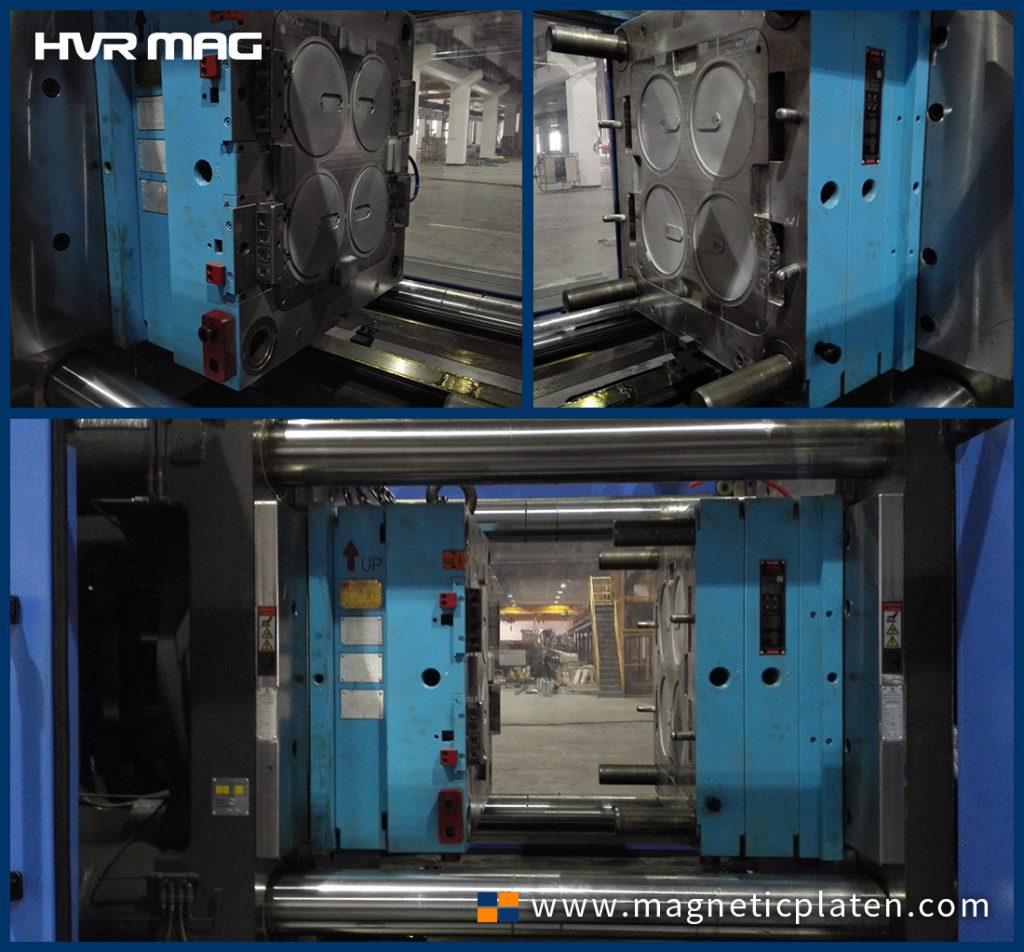 magnetic platens for injection molding machine manufacturing consumeer electronics parts - HVR MAG