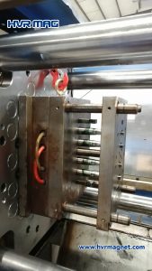 Injection mold clamping