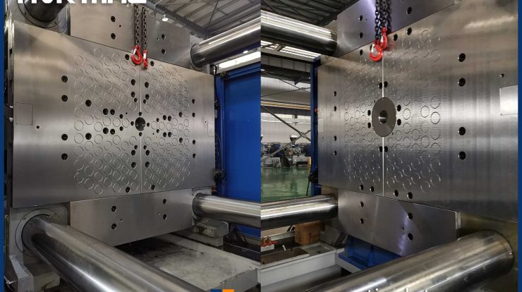 Magnetic clamping plates for 1500 ton injection molding machine - HVR MAG