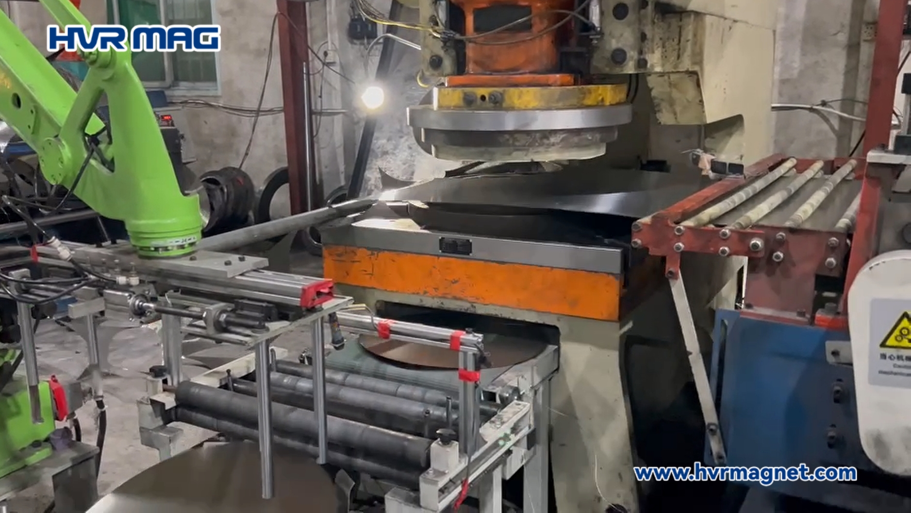 Magnetic Quick Die Change System for 60T Stamping Machine